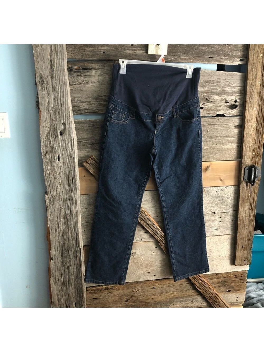 Thyme maternity size large dark wash jeans